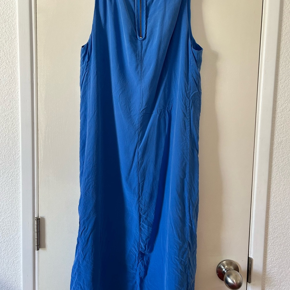 Cynthia Rowley Vibrant Blue Silk Shift Dress size 8